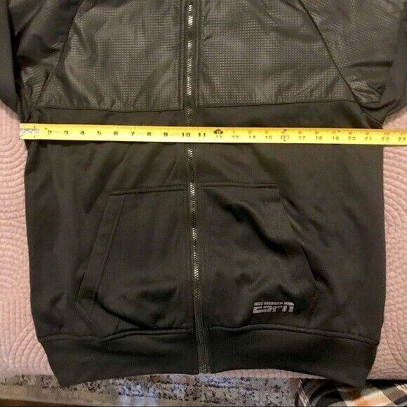 Sport Tek NWT Men's Medium ESPN Full-Zip 100% Polyester Jacket With Hood - Picture 9 of 10